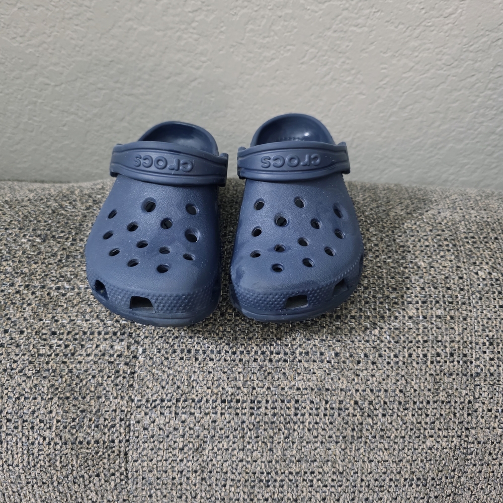 Kids Crocs Navy Blue 9C